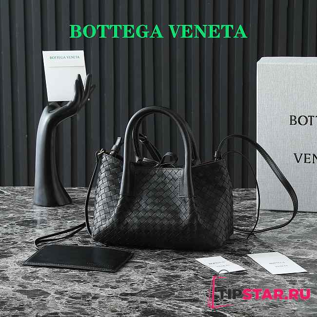 Bottega Veneta BV Mini pinacoteca tote bag in black - 1
