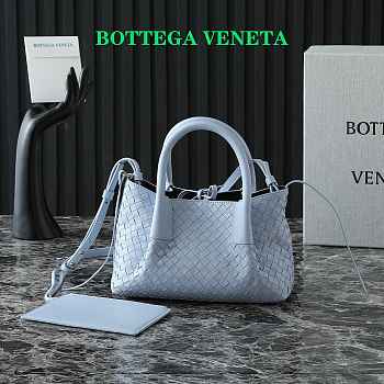 Bottega Veneta BV Mini pinacoteca tote bag in blue