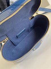 Louis Vuitton Vanity Chain Pouch Monogram Vernis In Sapphire Blue - 6