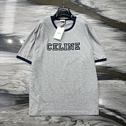 Celine flocked print crew neck short sleeves - 5