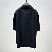 Fendi 25ss short-sleeved polo in black - 5