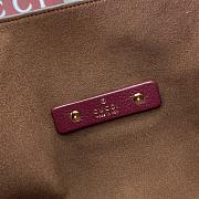 Gucci Softbit large top handle bag Rosso Ancora red grainy leather - 2
