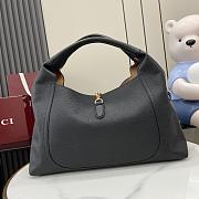 Gucci Softbit large top handle bag Black grainy leather - 4