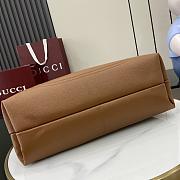 Gucci Softbit large top handle bag Brown grainy leather - 6