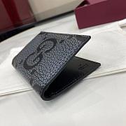 Gucci Blue interior GG long card case in beige and dark brown Supreme - 6