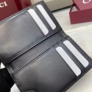 Gucci Blue interior GG long card case in beige and dark brown Supreme - 4