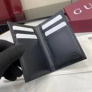 Gucci Blue interior GG long card case in beige and dark brown Supreme - 3