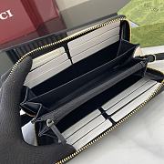 Gucci GG Emblem Calfskin Supreme Monogram Wallet - 4