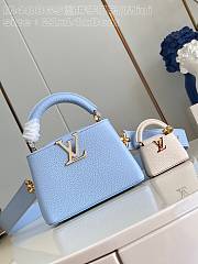 Louis Vuitton Capucines Mini Taurillon Leather In Blue M48865 - 1