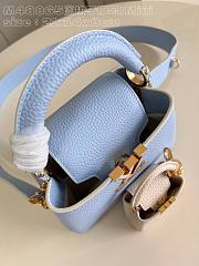 Louis Vuitton Capucines Mini Taurillon Leather In Blue M48865 - 6