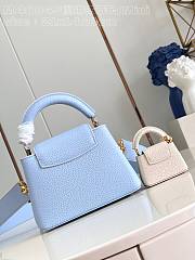 Louis Vuitton Capucines Mini Taurillon Leather In Blue M48865 - 5