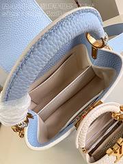Louis Vuitton Capucines Mini Taurillon Leather In Blue M48865 - 4