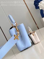 Louis Vuitton Capucines Mini Taurillon Leather In Blue M48865 - 2