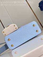 Louis Vuitton Capucines Mini Taurillon Leather In Blue M48865 - 3