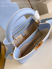 Louis Vuitton Capucines BB Taurillon Leather In Blue M48865 - 27 x 18 x 9cm - 5