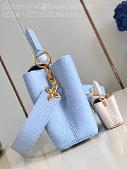 Louis Vuitton Capucines BB Taurillon Leather In Blue M48865 - 27 x 18 x 9cm - 4