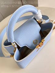 Louis Vuitton Capucines BB Taurillon Leather In Blue M48865 - 27 x 18 x 9cm - 3