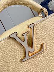 Louis Vuitton Capucines Mini Taurillon Leather In Yellow M48865 - 5