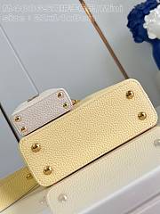 Louis Vuitton Capucines Mini Taurillon Leather In Yellow M48865 - 4