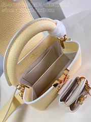 Louis Vuitton Capucines Mini Taurillon Leather In Yellow M48865 - 3