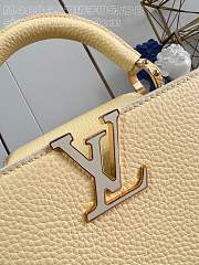 Louis Vuitton Capucines BB Taurillon Leather In Yellow M48865 - 27 x 18 x 9cm - 6