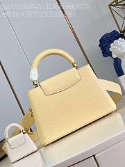 Louis Vuitton Capucines BB Taurillon Leather In Yellow M48865 - 27 x 18 x 9cm - 4