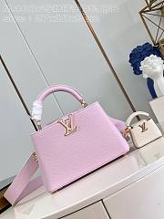 Louis Vuitton Capucines BB Taurillon Leather In Pink M48865 - 27 x 18 x 9cm - 1