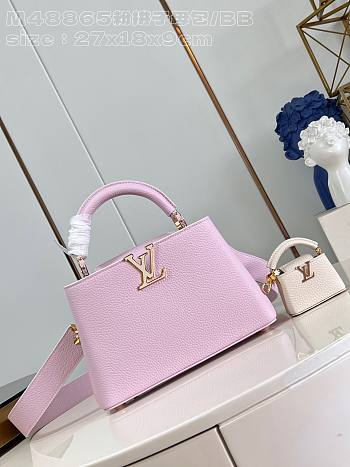 Louis Vuitton Capucines BB Taurillon Leather In Pink M48865 - 27 x 18 x 9cm