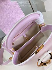 Louis Vuitton Capucines BB Taurillon Leather In Pink M48865 - 27 x 18 x 9cm - 6