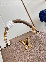 Louis Vuitton Capucines BB Taurillon Leather In Beige M48865 - 27 x 18 x 9cm - 2