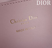 Dior Small Dior Toujours Vertical Tote Bag Pink Macrocannage Calfskin - 2