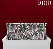 Dior Large Dior Book Tote White Multicolor D-Floral Embroidery - 4