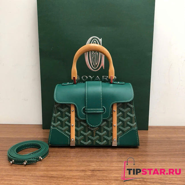 Goyard Saigon Mini Green Bag - 1
