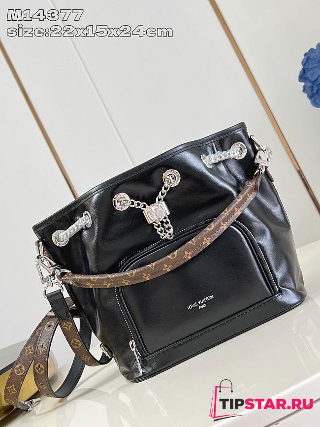 Louis Vuitton No Way Vibe Bucket Bag Sheepskin Black - 1