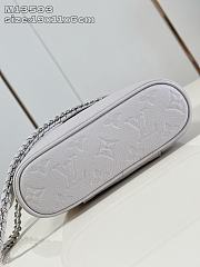 Louis Vuitton Vanity Chain Pouch Monogram Empreinte In White - 3