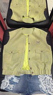 Chanel Popular plaid vest fabric 02 - 2