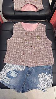 Chanel Popular plaid vest fabric 01 - 1