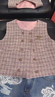 Chanel Popular plaid vest fabric 01 - 4