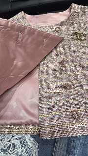 Chanel Popular plaid vest fabric 01 - 2
