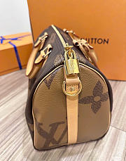 Louis Vuitton Speedy Bandouliere Monogram Giant Reverse 30 Brown - 5