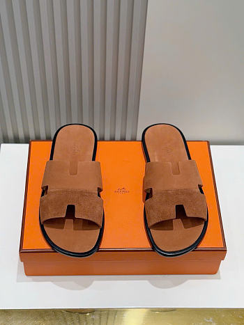Hermes Sandals In Brown
