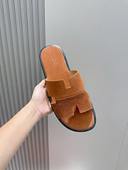 Hermes Sandals In Brown - 2