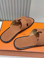 Hermes Sandals In Brown - 3
