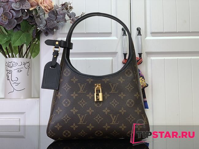 Louis Vuitton The Drop PM Monogram Canvas Flower Hobo - 1