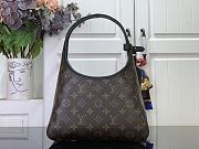 Louis Vuitton The Drop PM Monogram Canvas Flower Hobo - 4
