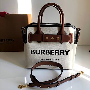 Burberry Horseferry Print Canvas Tote Bag Size 28 cm