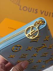 Louis Vuitton Long Wallet In Blue - 6