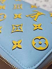 Louis Vuitton Long Wallet In Blue - 5