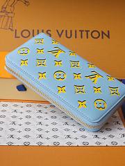 Louis Vuitton Long Wallet In Blue - 3