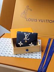 Louis Vuitton Victorine Wallet Monogram Canvas Dark Blue - 1